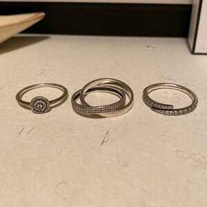 Pandora Sterling Silver Rings